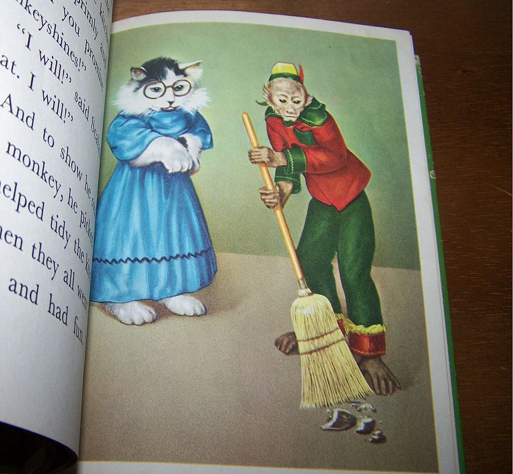 Rand McNally Elf Book Scalawag the Monkey by Ruth Dixon Rand McNally Elf Book Scalawag the Monkey by Ruth Dixon