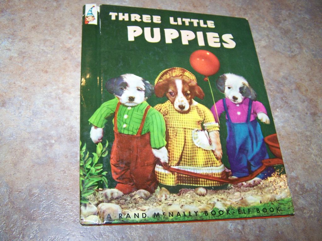 Three Little Puppies Rand McNally Elf Book Ruth Dixon Three Little Puppies Rand McNally Elf Book Ruth Dixon
