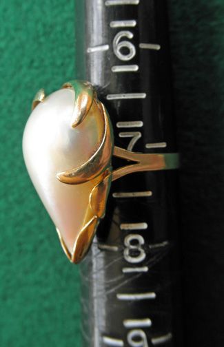 14K YG Mabe Pearl Ring 14K YG Mabe Pearl Ring