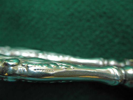 Victorian Sterling Glove Stretcher Victorian Sterling Glove Stretcher