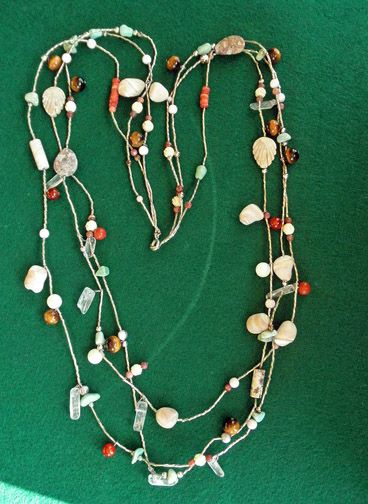 Amazing Native American Sterling Three Strand Necklace 36" Amazing Native American Sterling Three Strand Necklace 36"