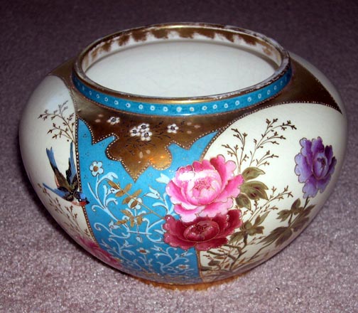 Stunning Large Royal Bonn Aesthetic Period Hand Painted Vase 22k Stunning Large Royal Bonn Aesthetic Period Hand Painted Vase 22k