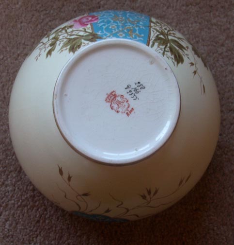 Stunning Large Royal Bonn Aesthetic Period Hand Painted Vase 22k Stunning Large Royal Bonn Aesthetic Period Hand Painted Vase 22k