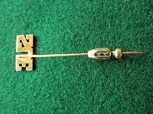 Fine 14K YG "SUE" Stick Pin Fine 14K YG "SUE" Stick Pin