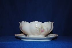 Haviland & Co.- Limoges France Gravy Boat with Attached Under Plate Haviland & Co.- Limoges France Gravy Boat with Attached Under Plate