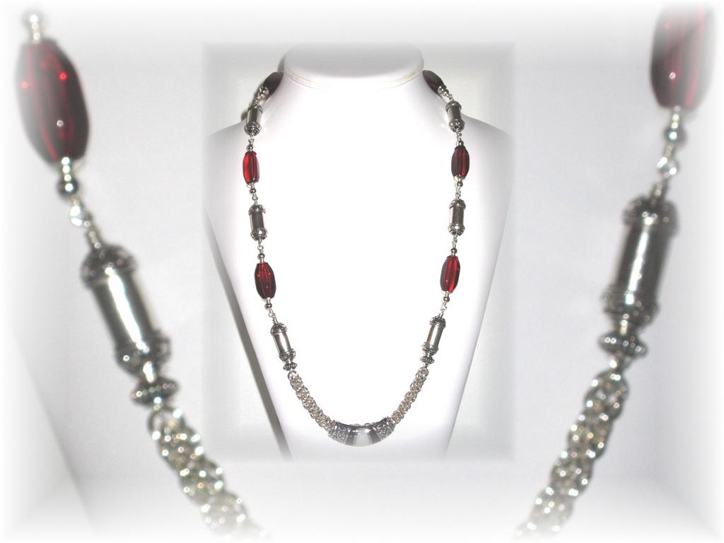 One-of-a-Kind Sterling Silver Eiridinn Necklace by Jeanne M. Bellone (JMB) One-of-a-Kind Sterling Silver Eiridinn Necklace by Jeanne M. Bellone (JMB)