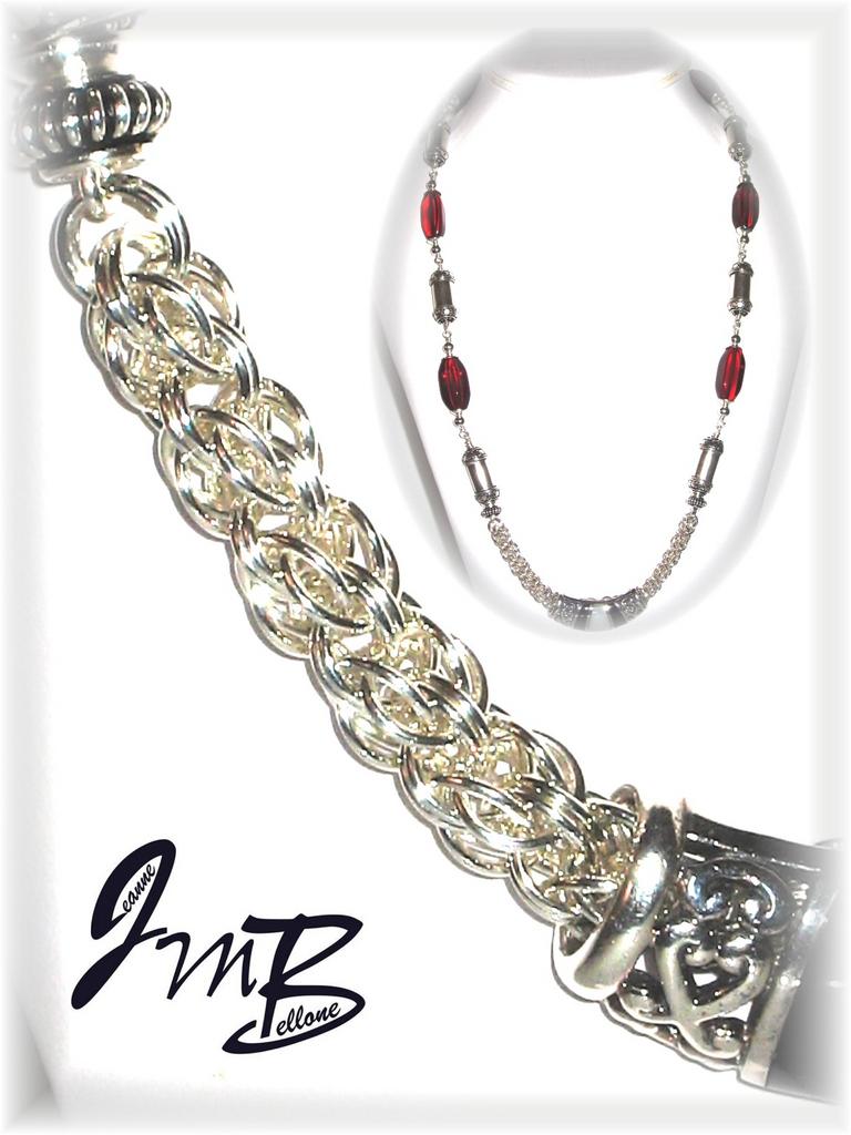 One-of-a-Kind Sterling Silver Eiridinn Necklace by Jeanne M. Bellone (JMB) One-of-a-Kind Sterling Silver Eiridinn Necklace by Jeanne M. Bellone (JMB)