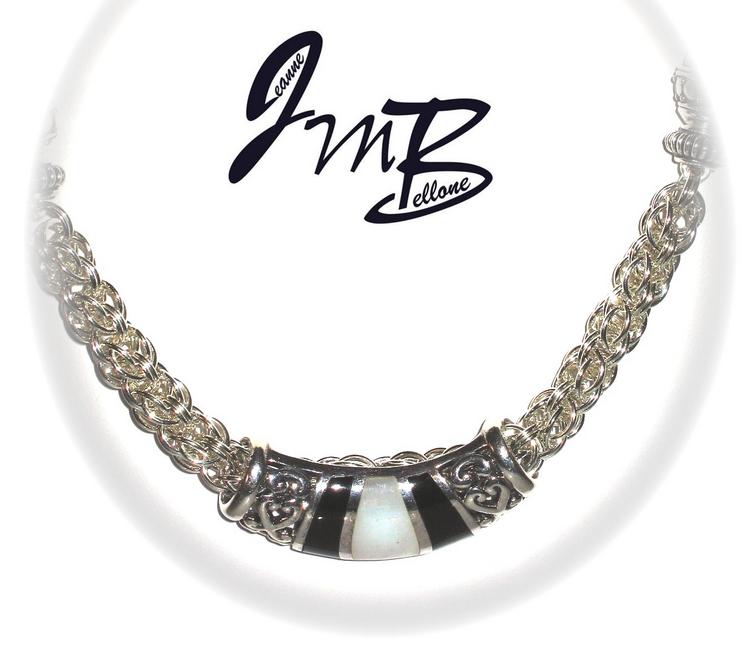One-of-a-Kind Sterling Silver Eiridinn Necklace by Jeanne M. Bellone (JMB) One-of-a-Kind Sterling Silver Eiridinn Necklace by Jeanne M. Bellone (JMB)