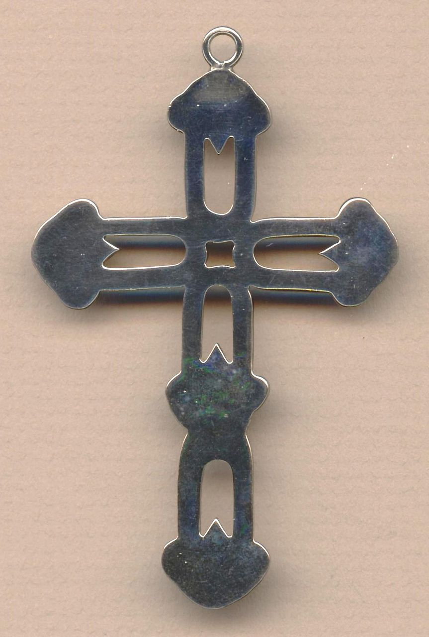 Large Openwork Sterling Cross – Classy Bling – 15 Grams Large Openwork Sterling Cross – Classy Bling – 15 Grams