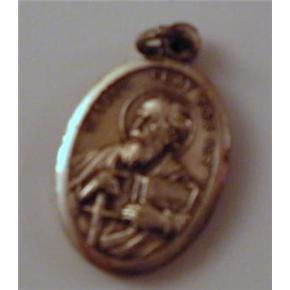 Religious St. Paul Peter Medal charm Double Sided Religious St. Paul Peter Medal charm Double Sided