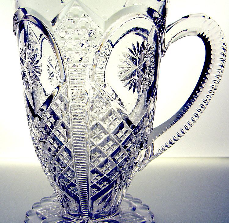 EAPG Ornate Star Cream, Tarentum Glass, c. 1907 EAPG Ornate Star Cream, Tarentum Glass, c. 1907