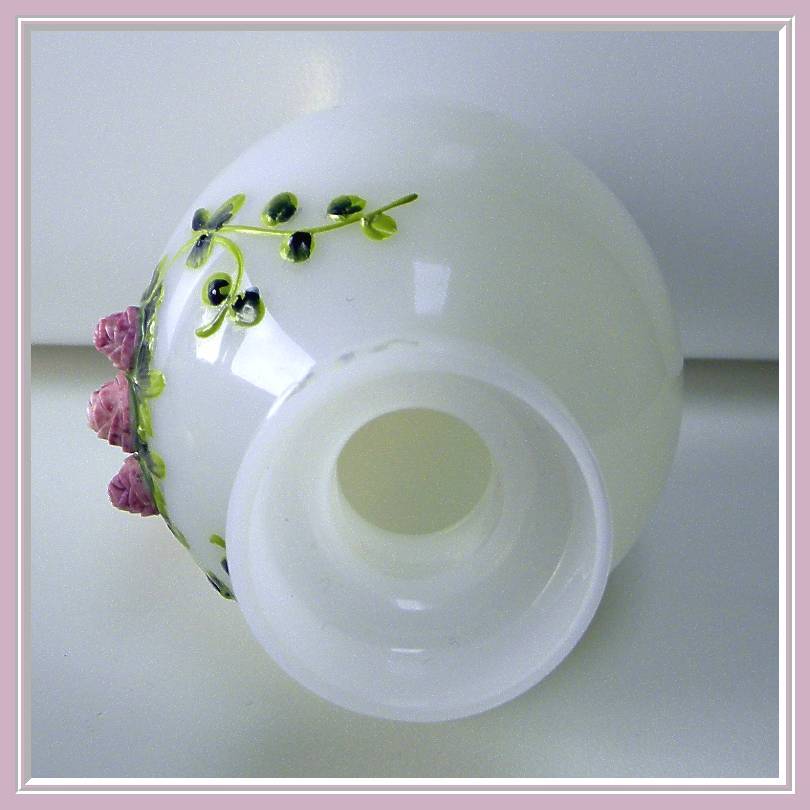 Pierre Schneider French Opaline Glass Three Piece Vanity Dresser Set Pierre Schneider French Opaline Glass Three Piece Vanity Dresser Set