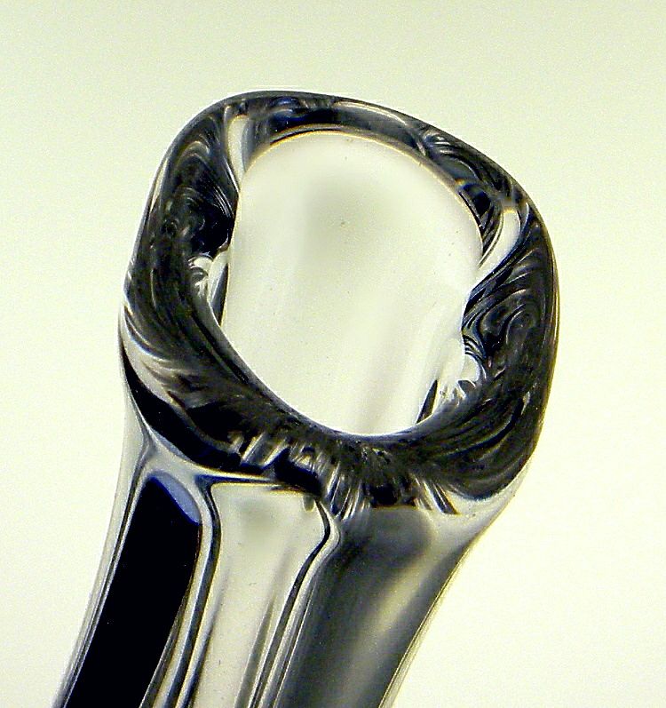St. Louis Elegant Signed Crystal Vase & Matching Candle Holder St. Louis Elegant Signed Crystal Vase & Matching Candle Holder