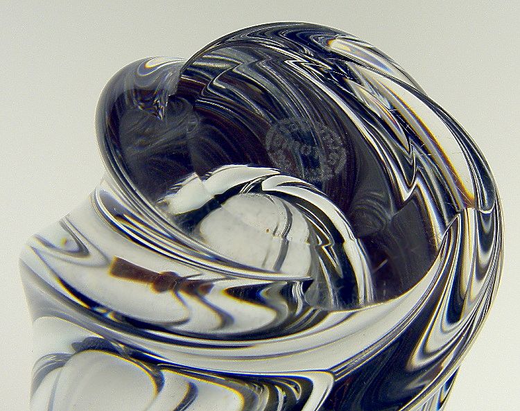 St. Louis Elegant Signed Crystal Vase & Matching Candle Holder St. Louis Elegant Signed Crystal Vase & Matching Candle Holder
