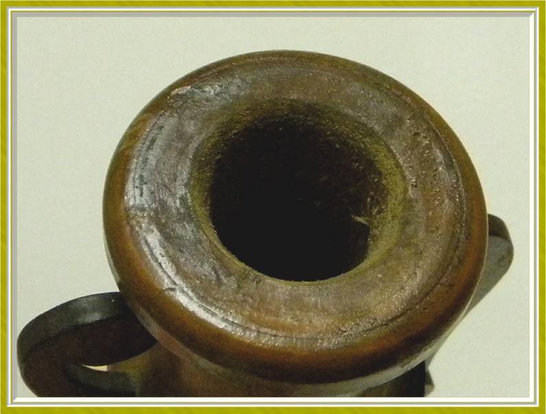 Very Old Hand Made Wooden Folk Art Urn Or Vase Very Old Hand Made Wooden Folk Art Urn Or Vase