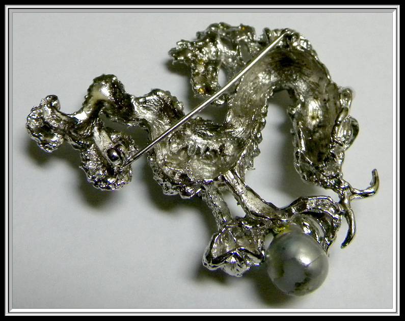 RARE 1964 CYVRA for Oleg Cassini Dragon Brooch & Matching Earrings RARE 1964 CYVRA for Oleg Cassini Dragon Brooch & Matching Earrings