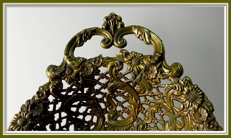 Early 1900's Beautifully Detailed Italian Metal Fruit / Centerpiece Bowl Early 1900's Beautifully Detailed Italian Metal Fruit / Centerpiece Bowl