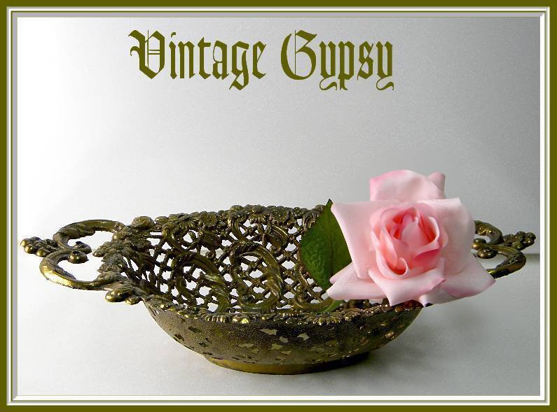 Early 1900's Beautifully Detailed Italian Metal Fruit / Centerpiece Bowl Early 1900's Beautifully Detailed Italian Metal Fruit / Centerpiece Bowl