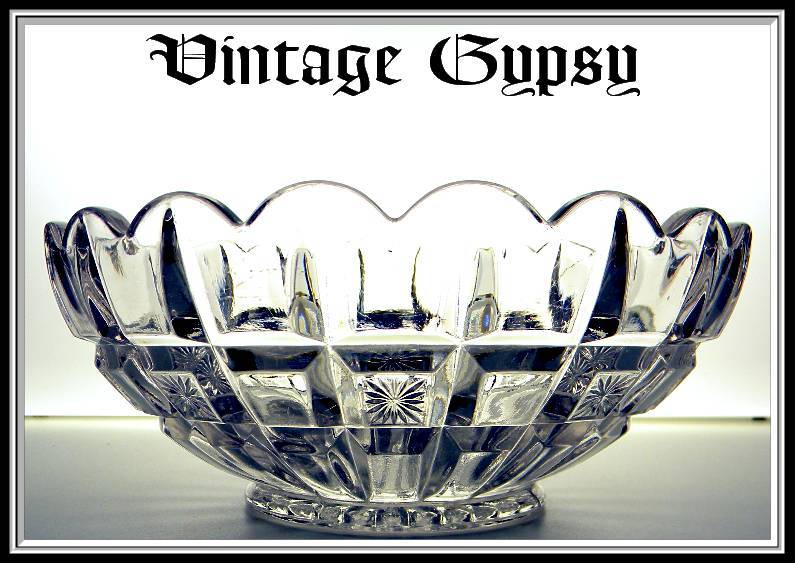 Tarentum Glass EAPG "Verona" 1910 Gorgeous Serving Bowl Tarentum Glass EAPG "Verona" 1910 Gorgeous Serving Bowl