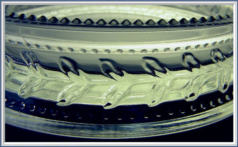 Heavy Pressed Pattern Glass Plateau Heavy Pressed Pattern Glass Plateau