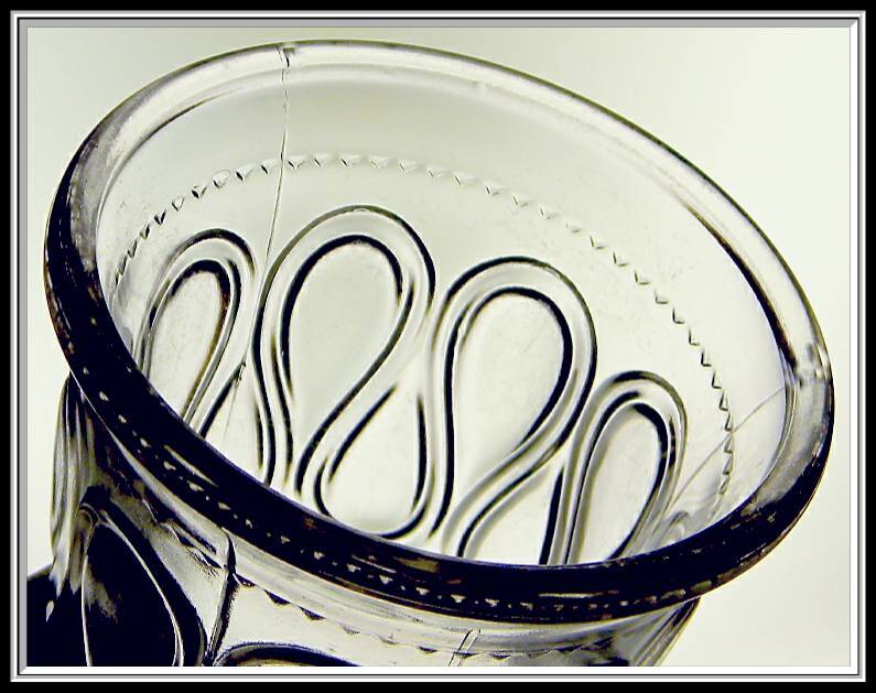 EAPG Ribbon Candy Spooner, U.S. Glass Bryce 1891 EAPG Ribbon Candy Spooner, U.S. Glass Bryce 1891
