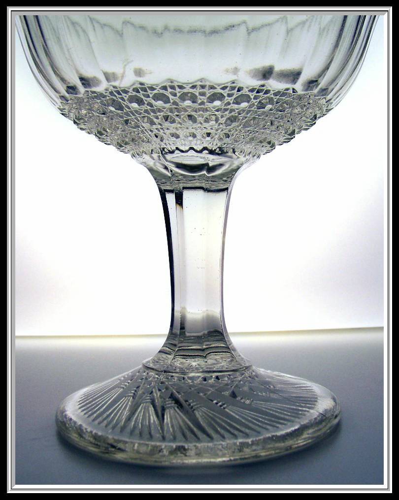 Vintage Pattern Glass Compote Unknown Pattern Vintage Pattern Glass Compote Unknown Pattern