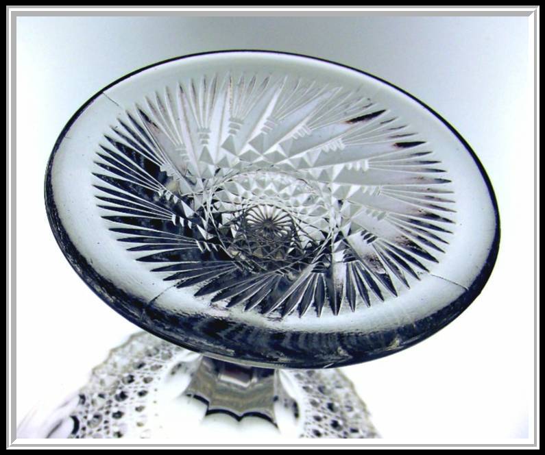 Vintage Pattern Glass Compote Unknown Pattern Vintage Pattern Glass Compote Unknown Pattern