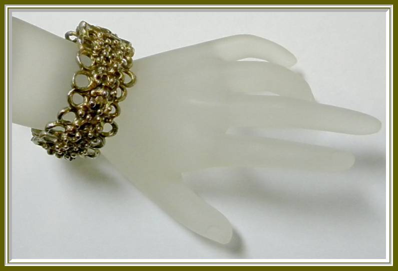 Original Sandcast Bangle Bracelet Signed "Entale" Original Sandcast Bangle Bracelet Signed "Entale"