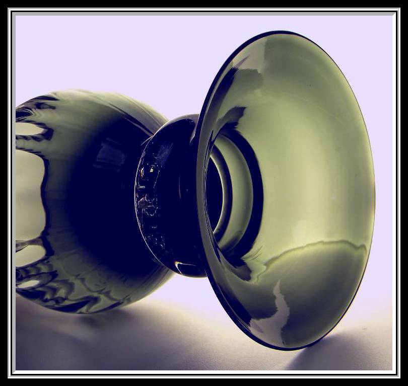Vintage Vase or Candle Holder Inner-Optical Pattern Vintage Vase or Candle Holder Inner-Optical Pattern