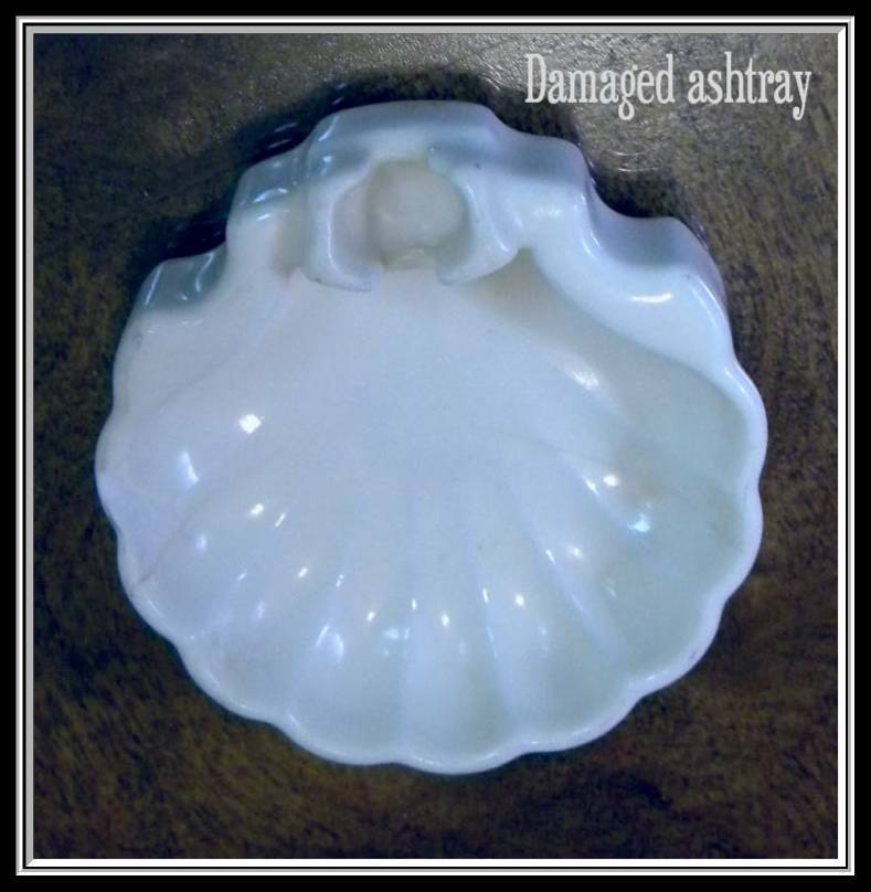 National Porcelain Company "The Guardsman Safety Ashtray", c. 1936 National Porcelain Company "The Guardsman Safety Ashtray", c. 1936