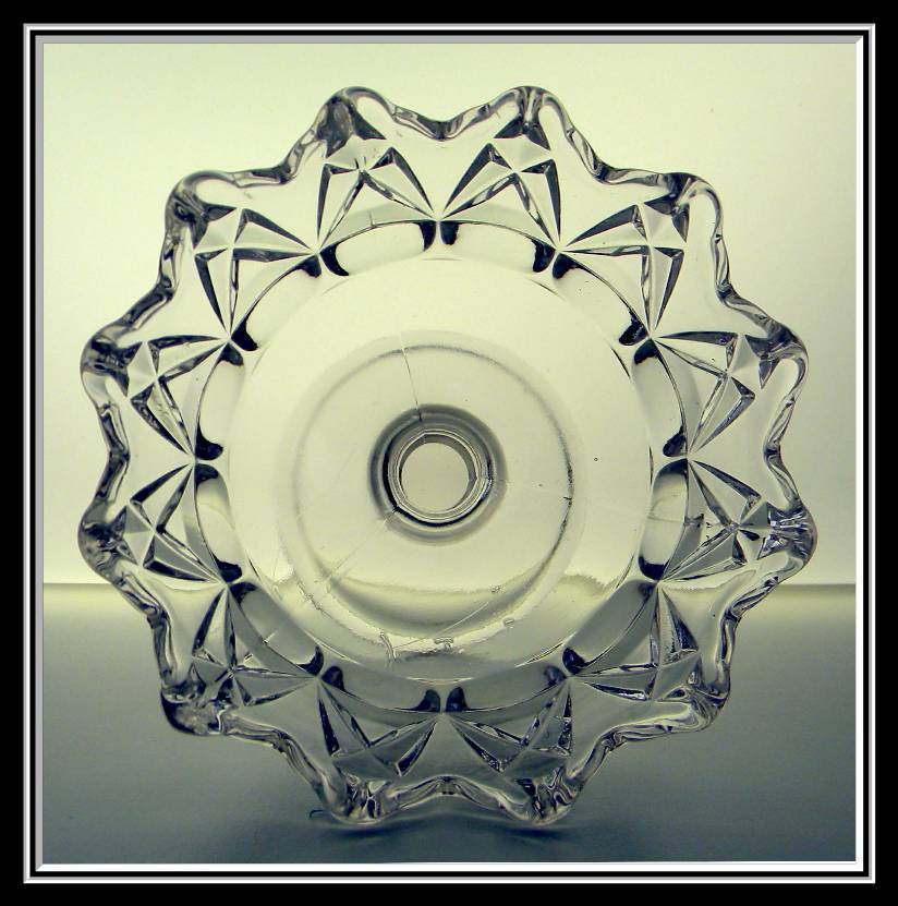 EAPG Pointed Jewel Jelly Compote, Columbia Glass, c. 1888 EAPG Pointed Jewel Jelly Compote, Columbia Glass, c. 1888