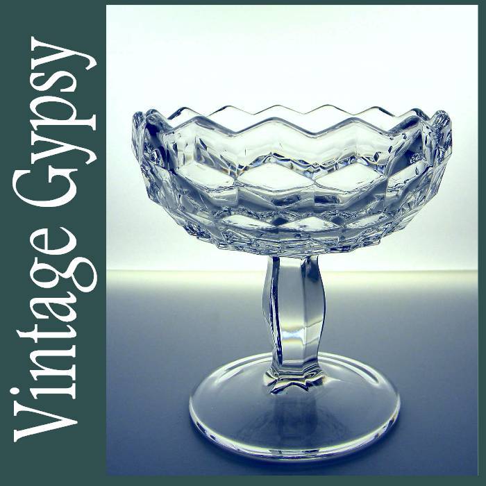 Fostoria "American" Early Open Jelly Compote Fostoria "American" Early Open Jelly Compote