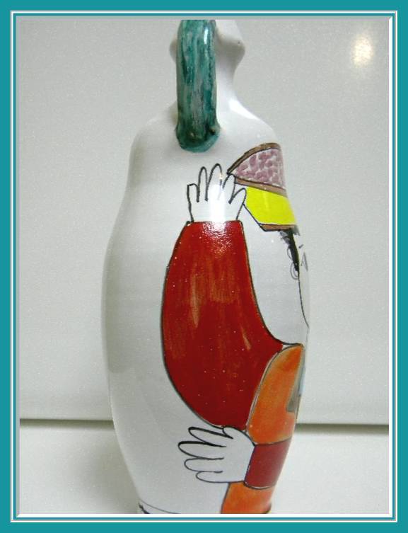 Vintage Nino Parrucca Signed & Numbered Art Pottery Jug / Vase Vintage Nino Parrucca Signed & Numbered Art Pottery Jug / Vase