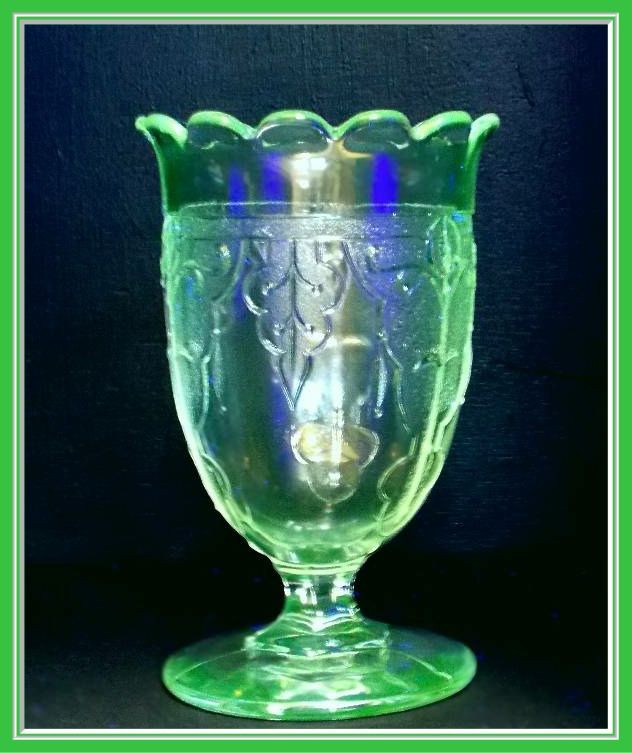 Very Rare McKee Bros. Glass 1880 Spooner "Drapery Variant" Very Rare McKee Bros. Glass 1880 Spooner "Drapery Variant"
