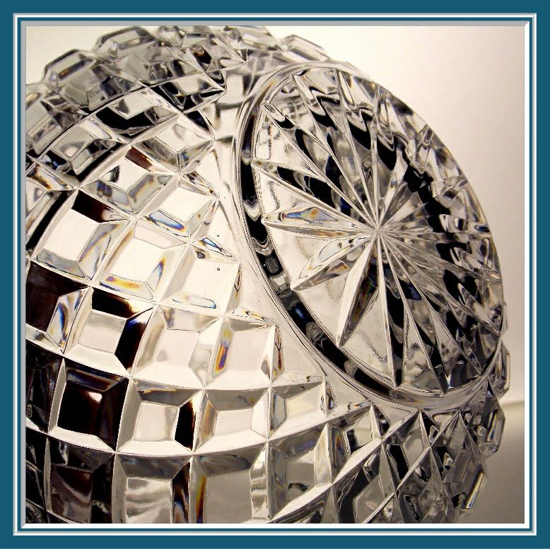 Very Heavy Brilliant Cut Glass Vase...Beautiful! Very Heavy Brilliant Cut Glass Vase...Beautiful!