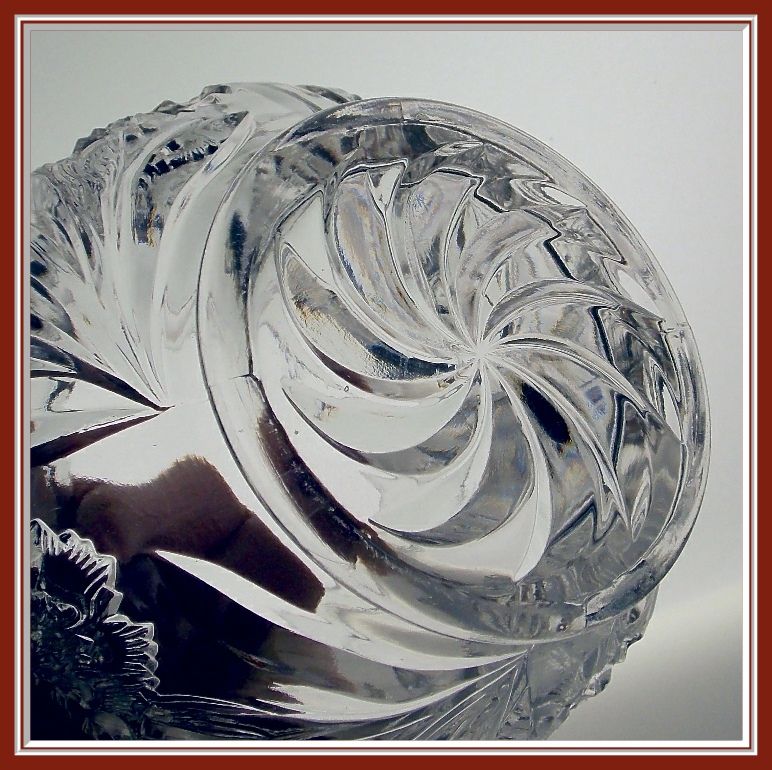 New Martinsville 1906 "Carnation" Pattern Glass Powder Jar New Martinsville 1906 "Carnation" Pattern Glass Powder Jar