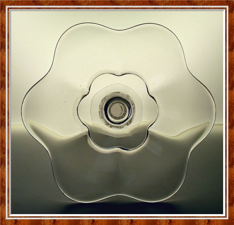 Duncan Miller Canterbury Pressed Pattern Glass Footed Plate Duncan Miller Canterbury Pressed Pattern Glass Footed Plate