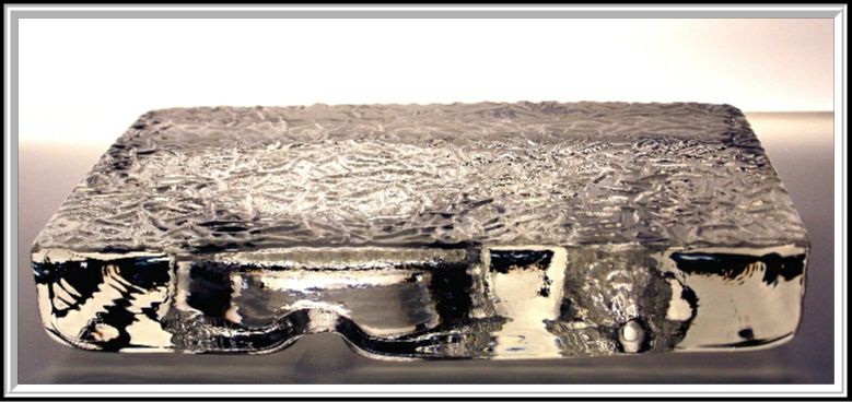 Heavy Vintage Art Glass Pipe Smoker's Ashtray Heavy Vintage Art Glass Pipe Smoker's Ashtray
