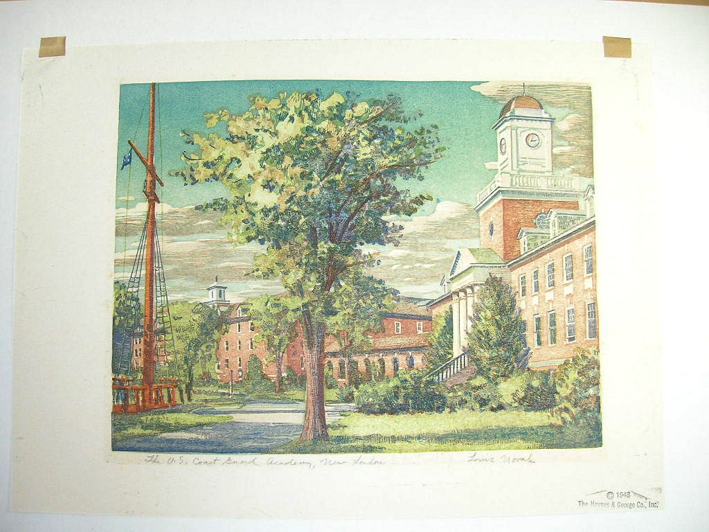 Louis Novak Artist The U.S. Coast Guard Academy New London Picture Louis Novak Artist The U.S. Coast Guard Academy New London Picture