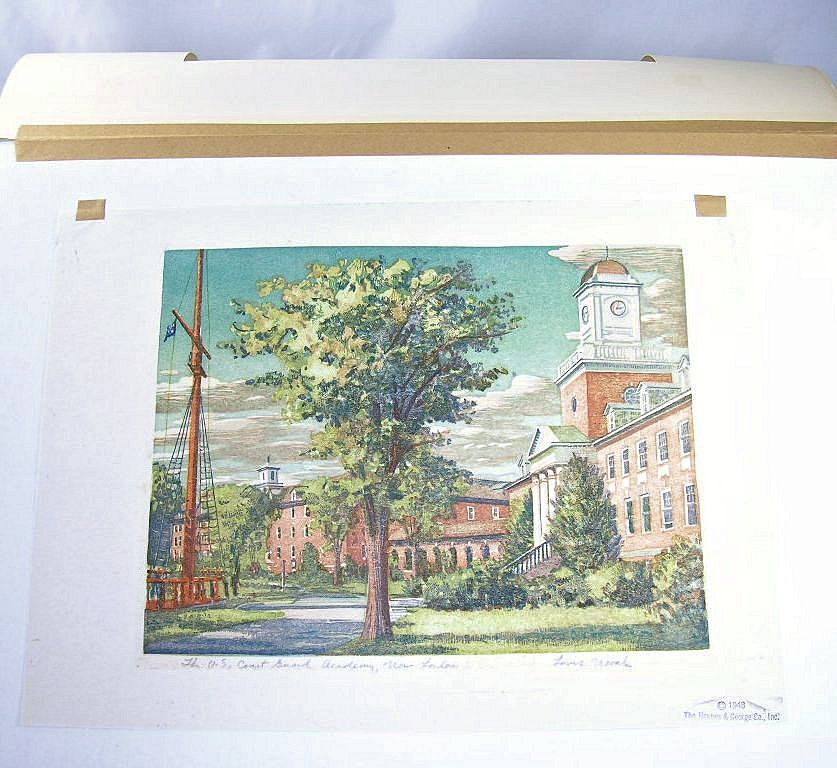 Louis Novak Artist The U.S. Coast Guard Academy New London Picture Louis Novak Artist The U.S. Coast Guard Academy New London Picture
