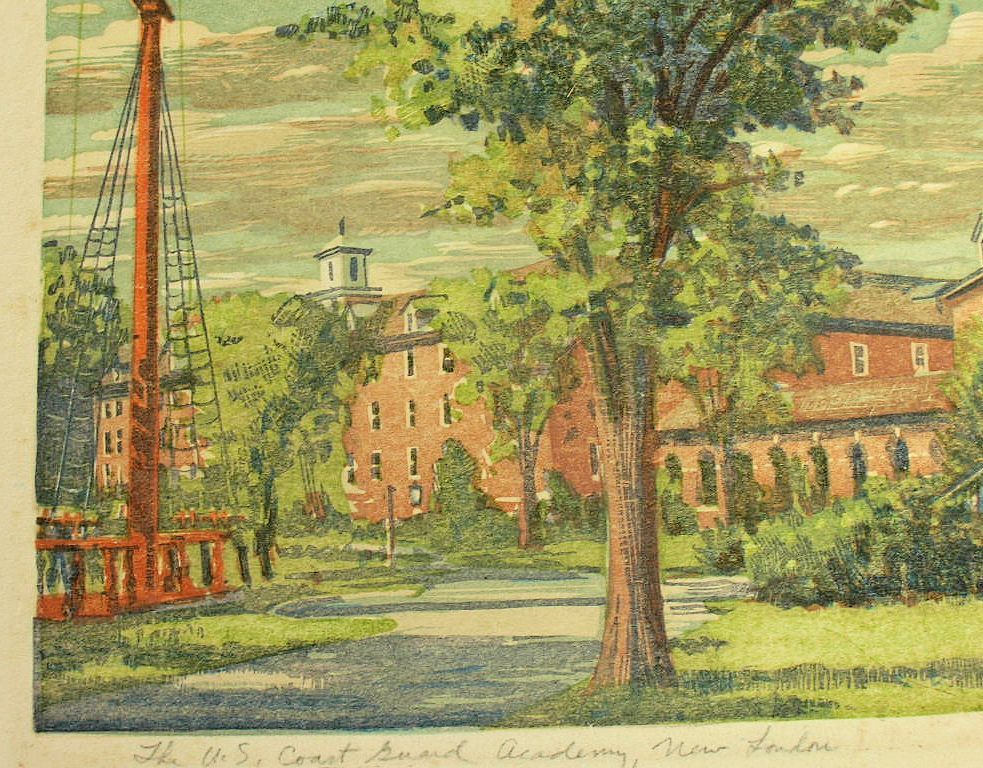 Louis Novak Artist The U.S. Coast Guard Academy New London Picture Louis Novak Artist The U.S. Coast Guard Academy New London Picture