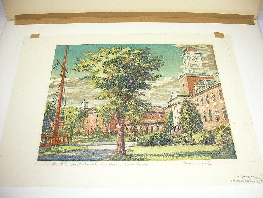 Louis Novak Artist The U.S. Coast Guard Academy New London Picture Louis Novak Artist The U.S. Coast Guard Academy New London Picture