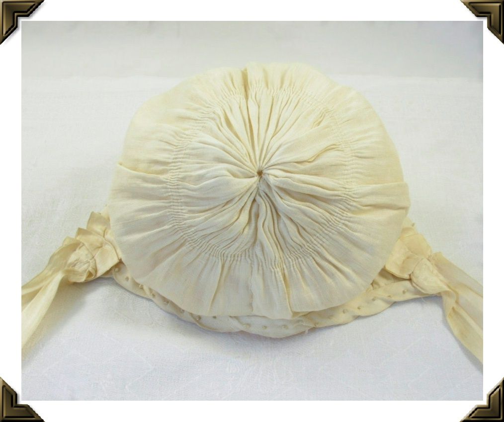 Endearing Hand Made Vintage Baby Doll Bonnet/Hat Endearing Hand Made Vintage Baby Doll Bonnet/Hat