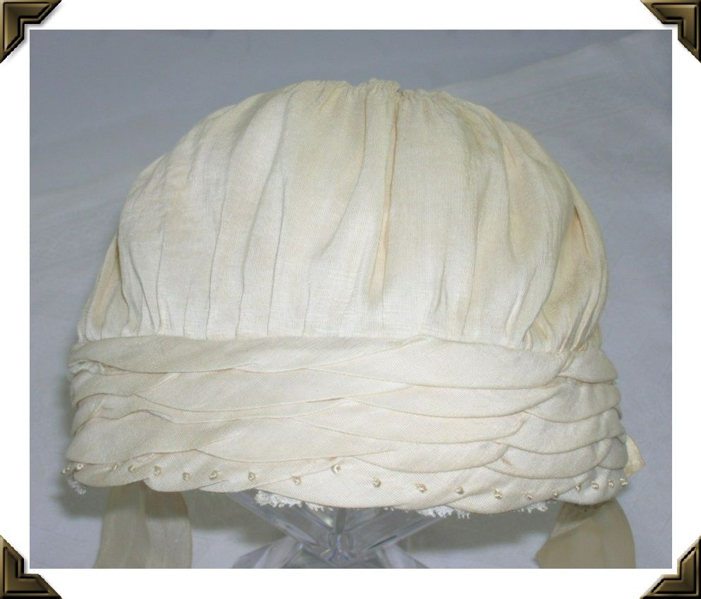 Endearing Hand Made Vintage Baby Doll Bonnet/Hat Endearing Hand Made Vintage Baby Doll Bonnet/Hat