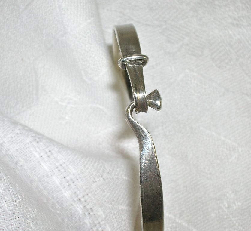 Georg Jensen Hinged Bangle Bracelet 925S Denmark Georg Jensen Hinged Bangle Bracelet 925S Denmark