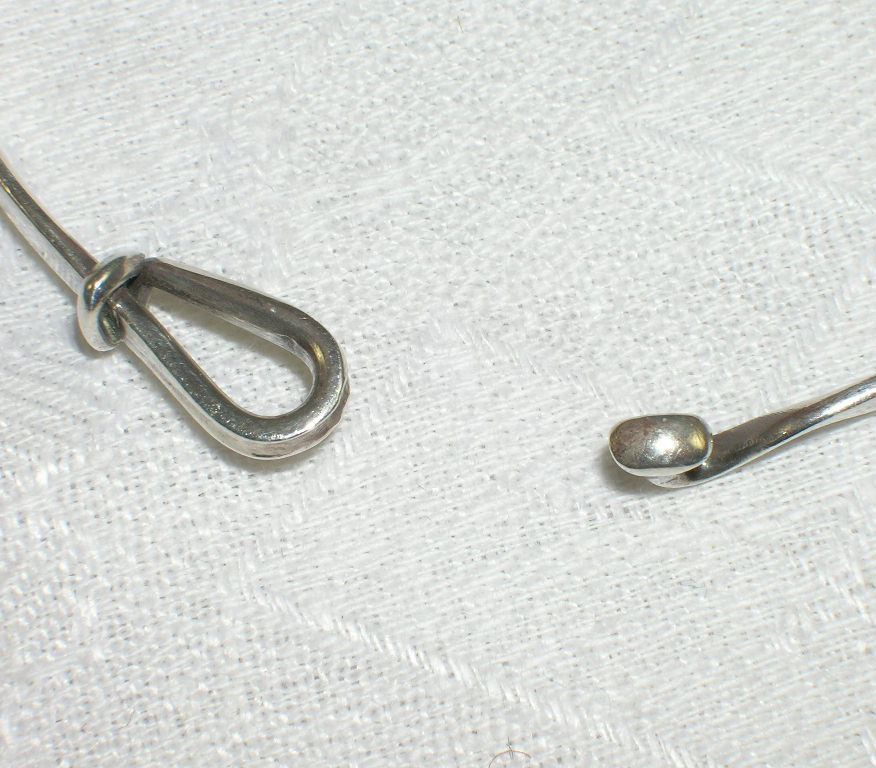 Georg Jensen Hinged Bangle Bracelet 925S Denmark Georg Jensen Hinged Bangle Bracelet 925S Denmark