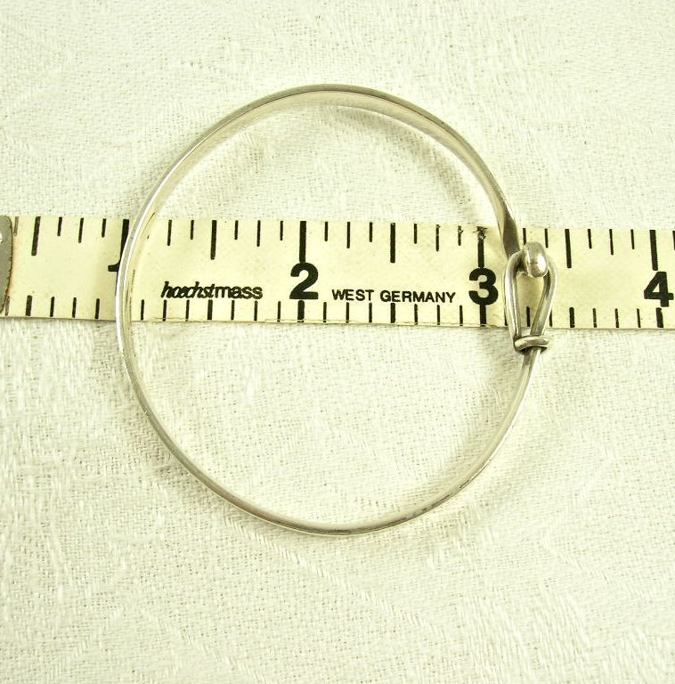 Georg Jensen Hinged Bangle Bracelet 925S Denmark Georg Jensen Hinged Bangle Bracelet 925S Denmark