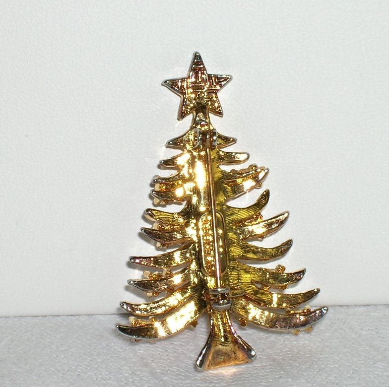 Eisenberg Ice Vintage Rhinestone Christmas Tree Pin Brooch Eisenberg Ice Vintage Rhinestone Christmas Tree Pin Brooch