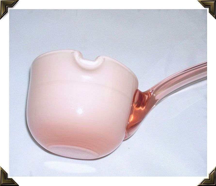 Elegant Pink Glass Cased/Overlay Punch Bowl Cups & Ladle Elegant Pink Glass Cased/Overlay Punch Bowl Cups & Ladle