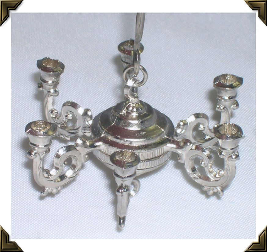 NOS Fancy Miniature Chandelier Original Box Made In Japan NOS Fancy Miniature Chandelier Original Box Made In Japan